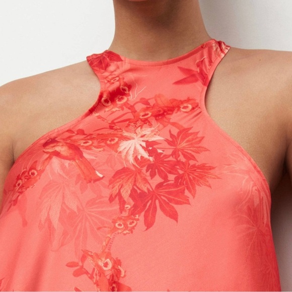 ALLSAINTS PRINTED SILK BLEND TOP - Picture 3 of 8